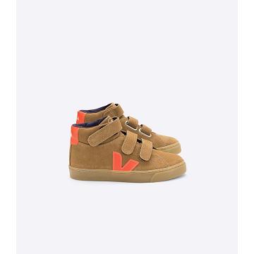 Veja ESPLAR MID SUEDE Magasszárú Gyerek Barna | HU 679PJJ